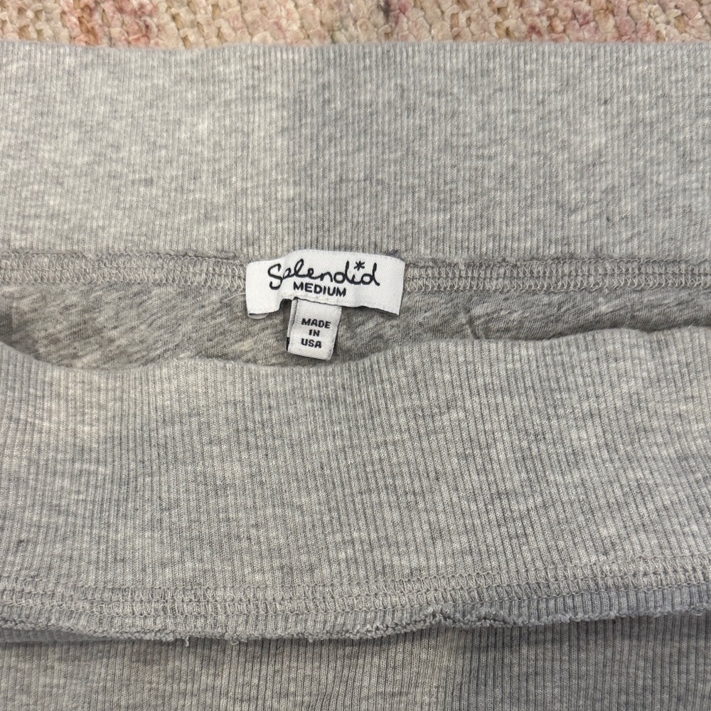 Splendid Light Gray Midi Skirt - Picture 2 of 2